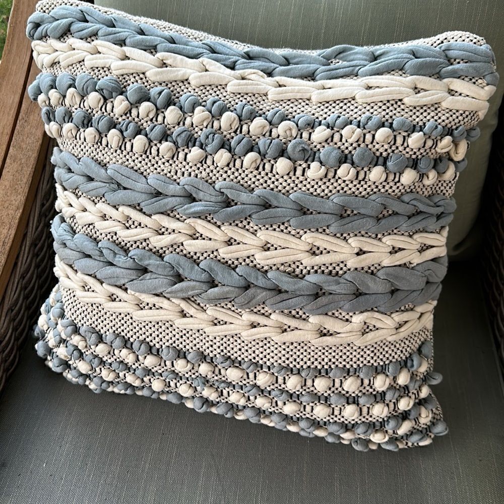 Nicole Miller Boho Textured Accent Pillow Cover (1)